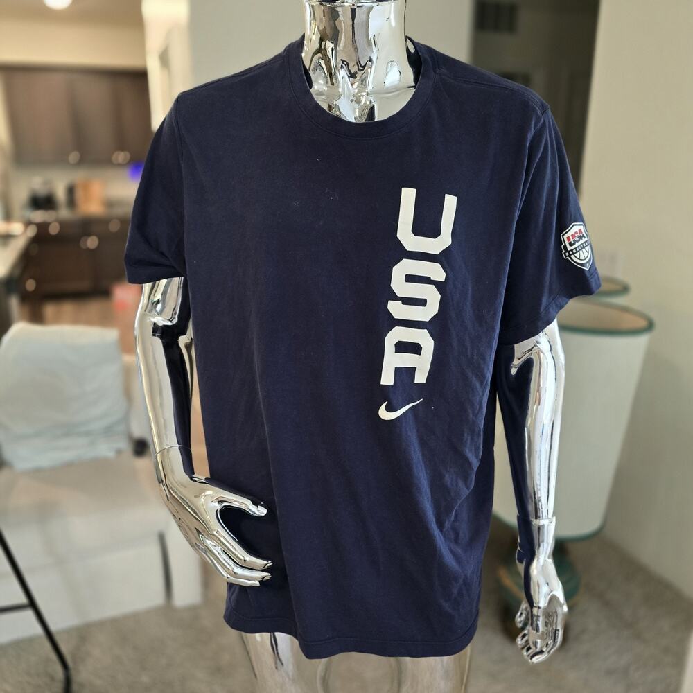 Nike Team USA Tokyo 2020 Showtime T-shirt/Blue /White XXL